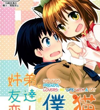 kyoudai de tomodachi de koibito na boku to neko siblings friends lovers my life with a cat cover